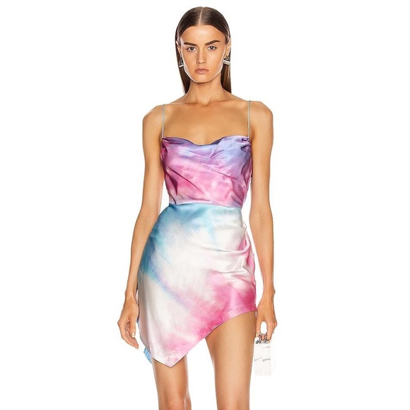 RETROFETE Silk Auris Dress Tie Dye - Picture 5 of 16